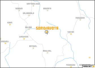 map of Soridiavoya