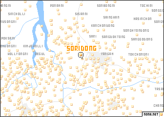 map of Sŏri-dong