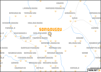 map of Soridougou