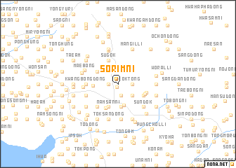 map of Sŏrim-ni