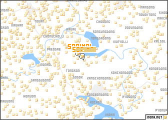 map of Sŏrim-ni