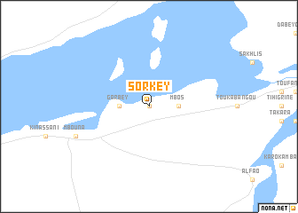 map of Sorkey