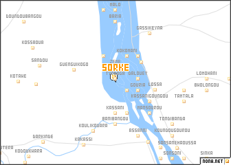 map of Sorké