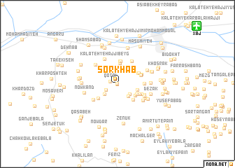 map of Sorkhāb