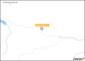 map of Sorkh Āb