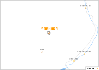 map of Sorkh Āb