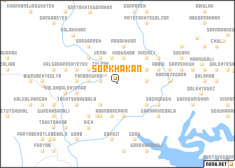 map of Sorkhakān