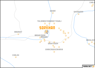 map of Sorkhān