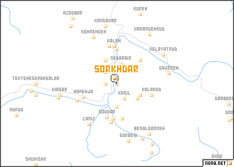map of Sorkhdar