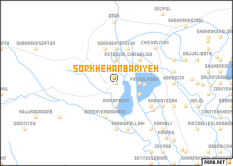 map of Sorkheh ‘Ānbarīyeh