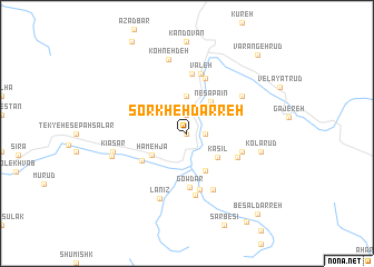 map of Sorkheh Darreh