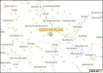 map of Sorkheh Dar