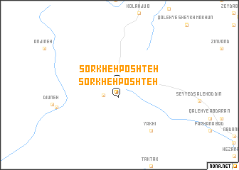 map of Sorkheh Poshteh