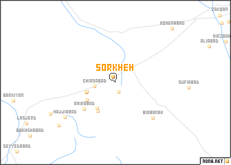 map of Sorkheh