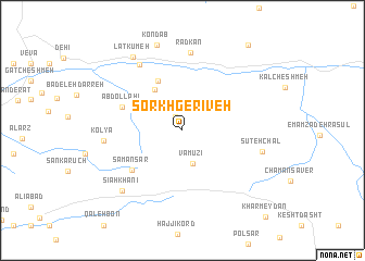 map of Sorkh Gerīveh