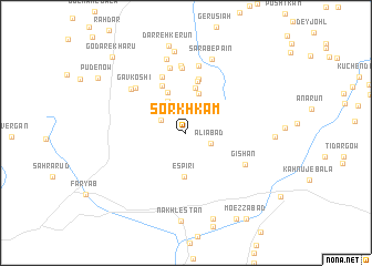 map of Sorkh Kam