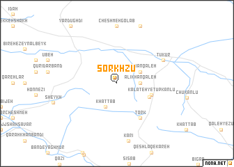 map of Sorkhzū