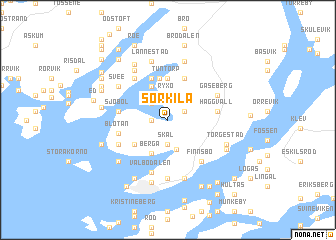 map of Sörkila