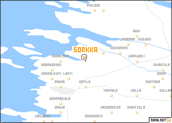 map of Sorkka
