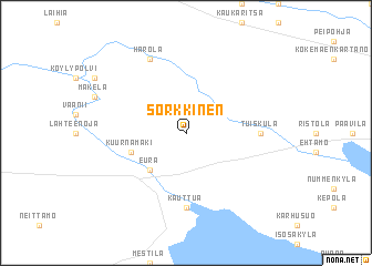 map of Sorkkinen