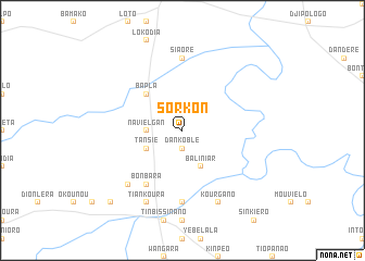 map of Sorkon