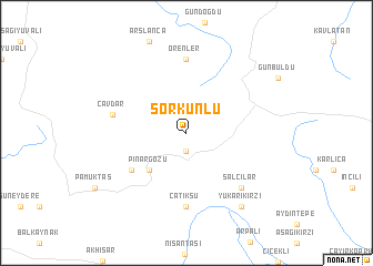 map of Sorkunlu