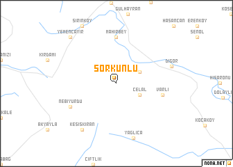 map of Sorkunlu