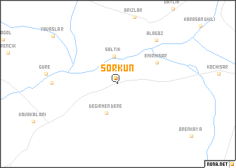 map of Sorkun