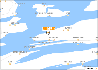 map of Sørlia