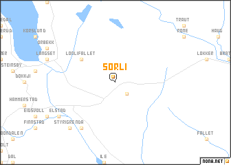 map of Sørli