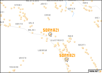 map of Šormazi