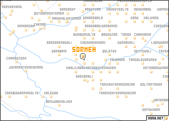 map of Sormeh