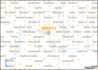 map of Sörmitz