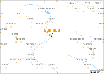 map of Sornico