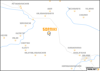 map of Sorniki