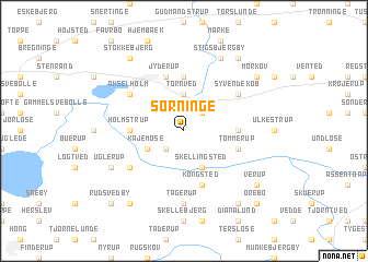 map of Sørninge