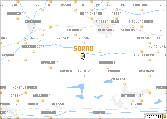 map of Sorno