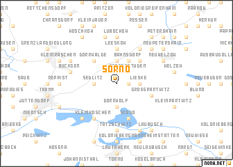 map of Sorno