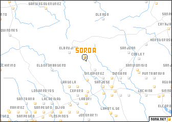 map of Soroa