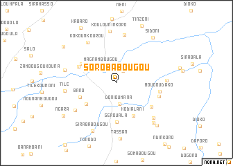 map of Sorobabougou