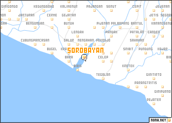 map of Sorobayan