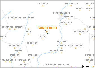 map of Sorochino