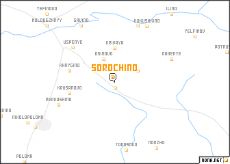 map of Sorochino