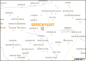 map of Sorochiy Kust