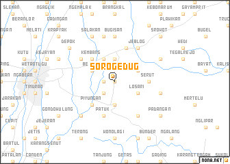 map of Sorogedug