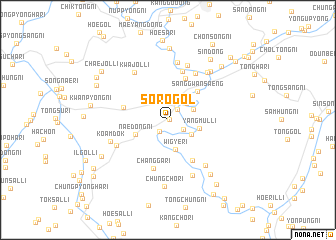 map of Sŏro-gol