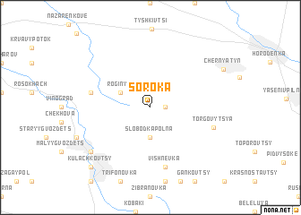 map of Soroka