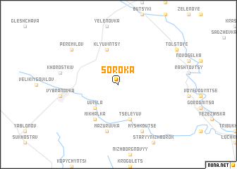 map of Soroka