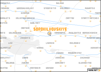 map of Soroki-Lʼvovskiye