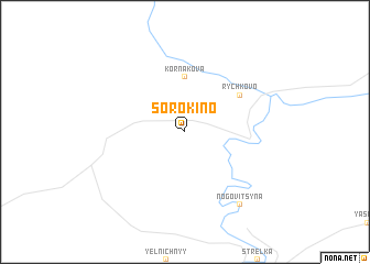 map of Sorokino